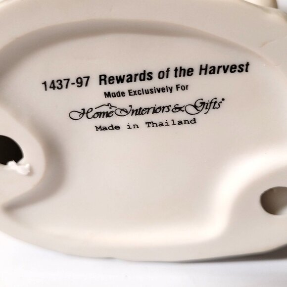 Home Interior Rewards of the Harvest 2 Porcelain Pilgrim Figurines Thanksgiving - Picture 10 of 12